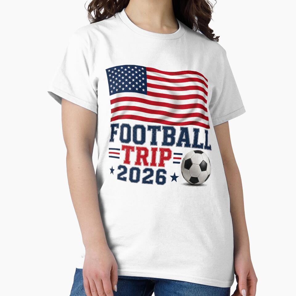 USA Football Trip 2026 Fan Travel Design by OfficeFighter