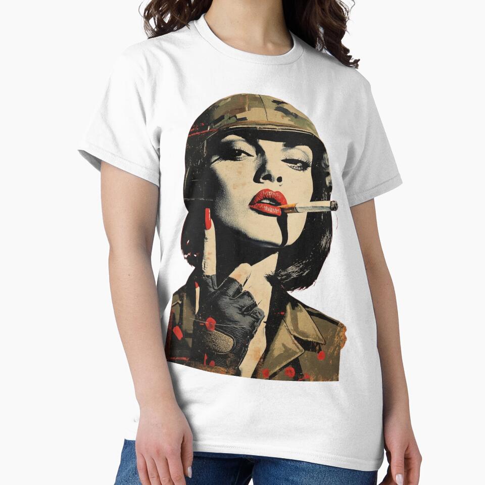 Vintage Army GIrl 1 by ShirtsOfDeath