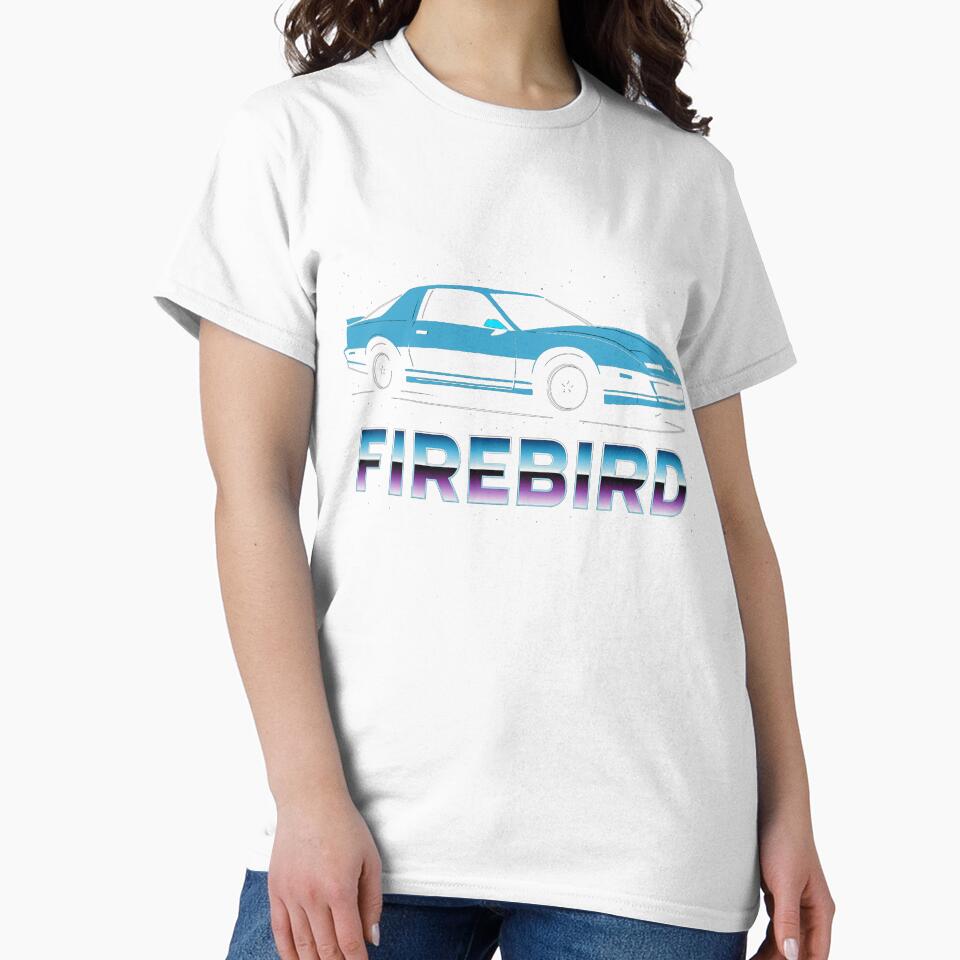 Third Gen Pontiac Firebird Retro 80s Muscle Car Minimalist Art by TheArtOfCar