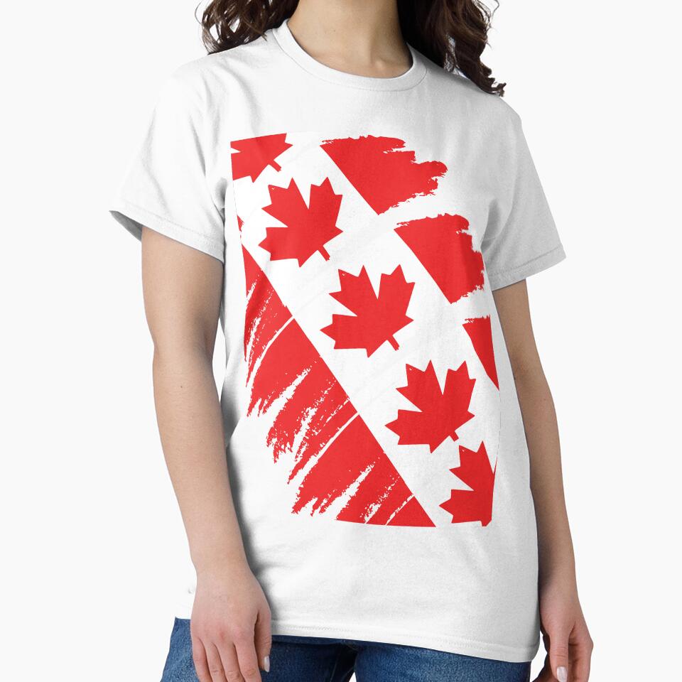 Canada fans t-shirt,Canada flag by SportThreadz