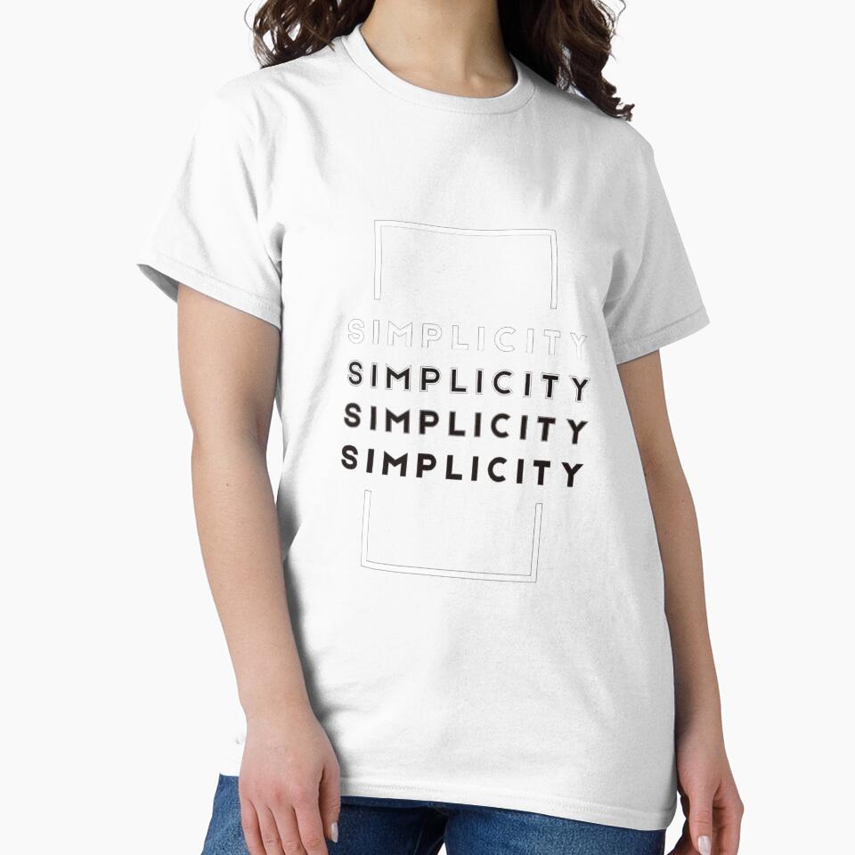 Simplicity Minimalist Typography – Clean Modern Aesthetic Design by MWSailingClub