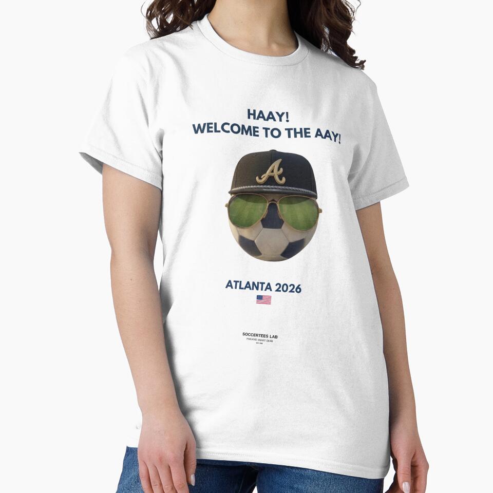 WC26 Hosting City: Atlanta | Fun and Smart Soccer Fan Gear by Soccertees Lab
