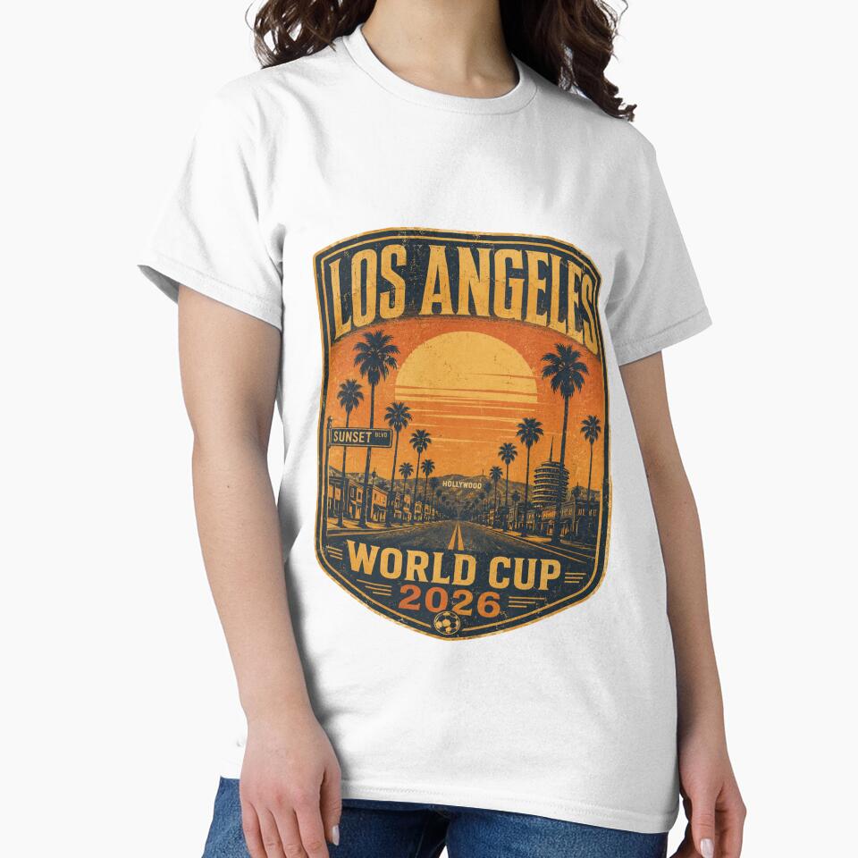 Los Angeles World Cup 2026 | Vintage Football Travel Poster by ArthUpscale