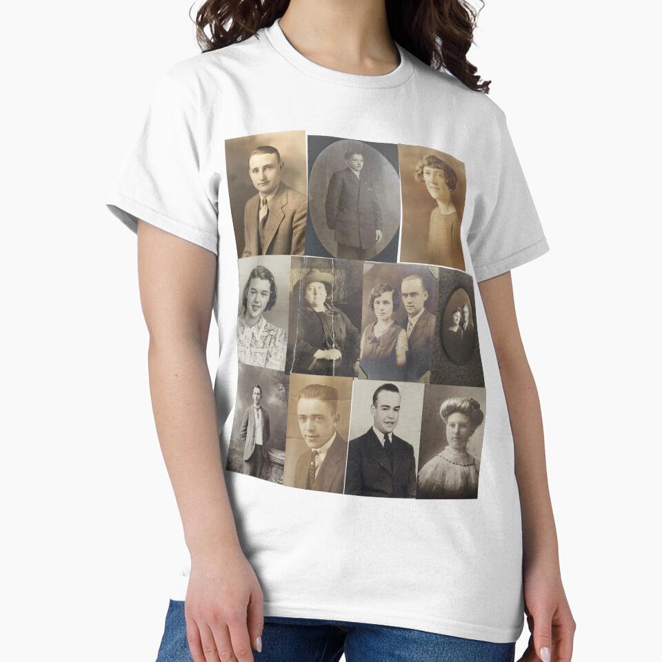 Vintage Photo Portrait Collage by Cat Haven & Rescue