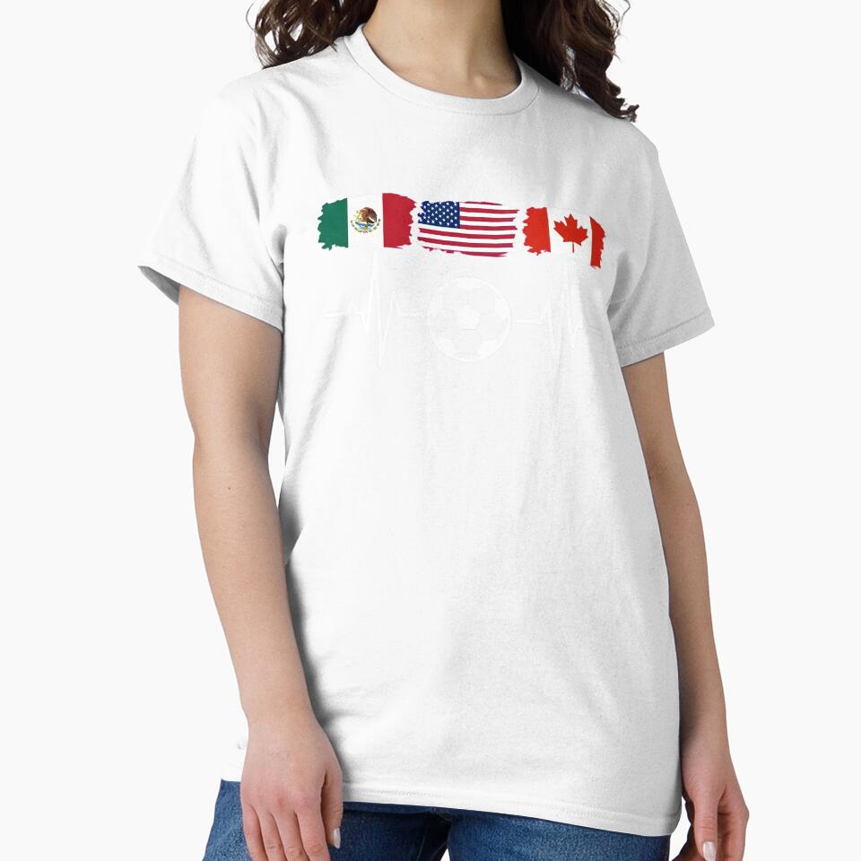 Heartbeat of Three Nations - American Mexican Canadian united by dudelinart
