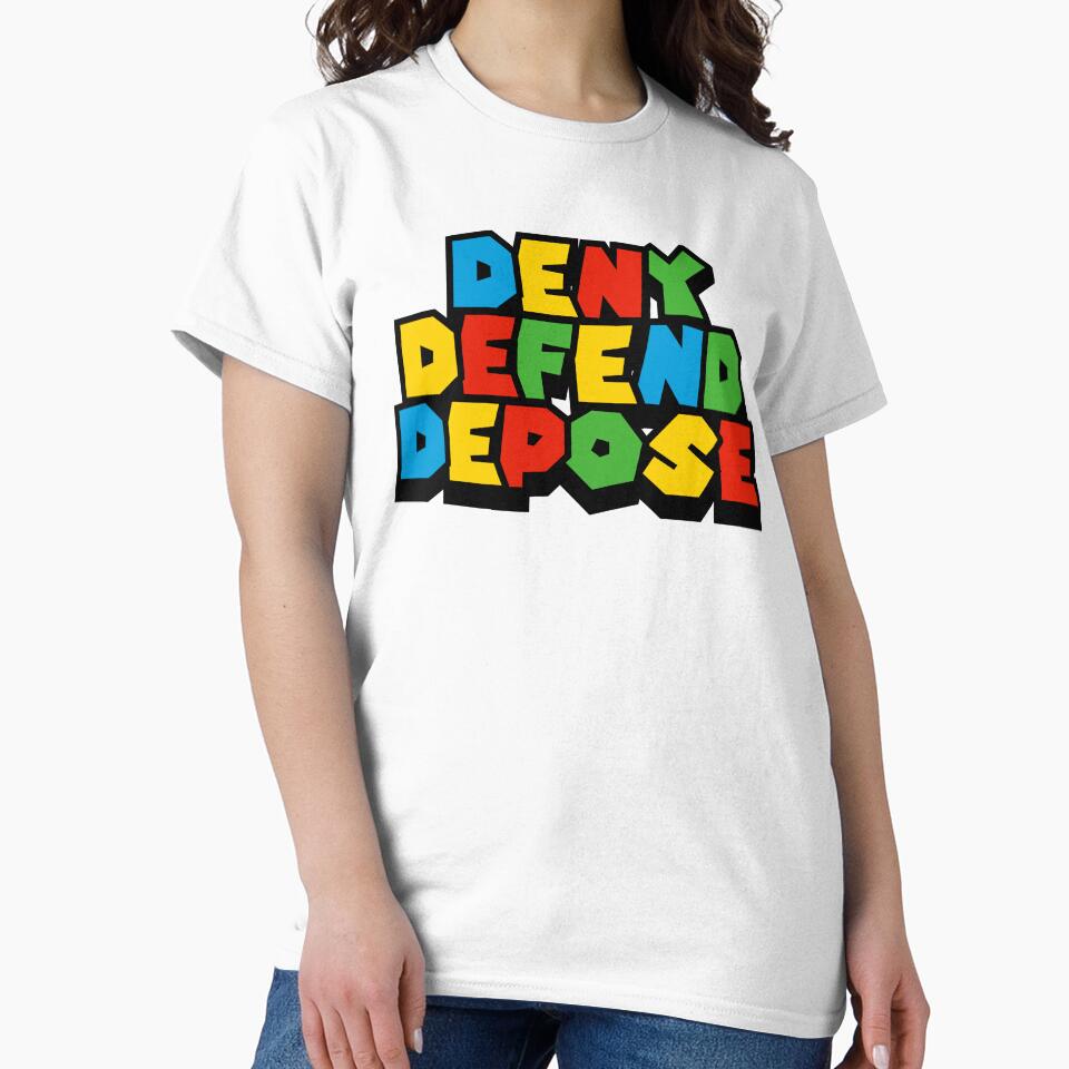 Retro Deny Defend Depose by RetroBurrito