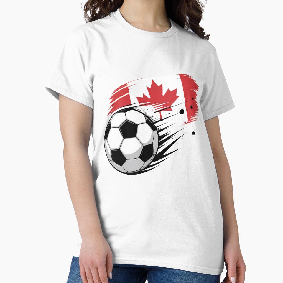 Maple Leaf Soccer Ball Sports Lover Canada by QuiteOrbit
