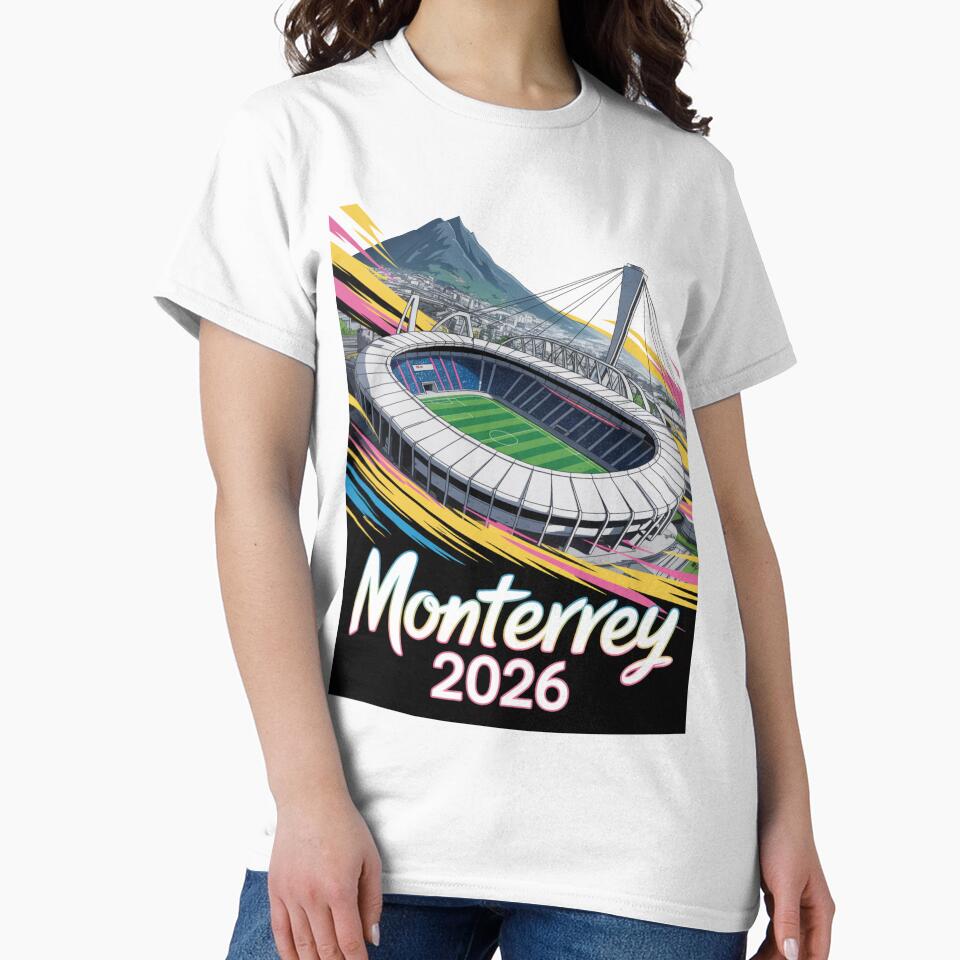 Monterrey 2026 Cerro de la Silla Mountain T-Shirt V17 by DarylWelsh2024
