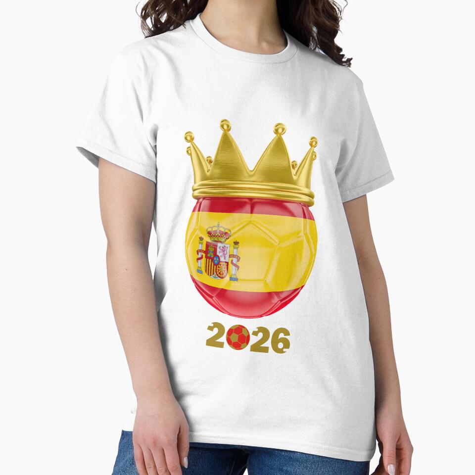 Spain Football Champion Crown 2026 by AchraffPrint