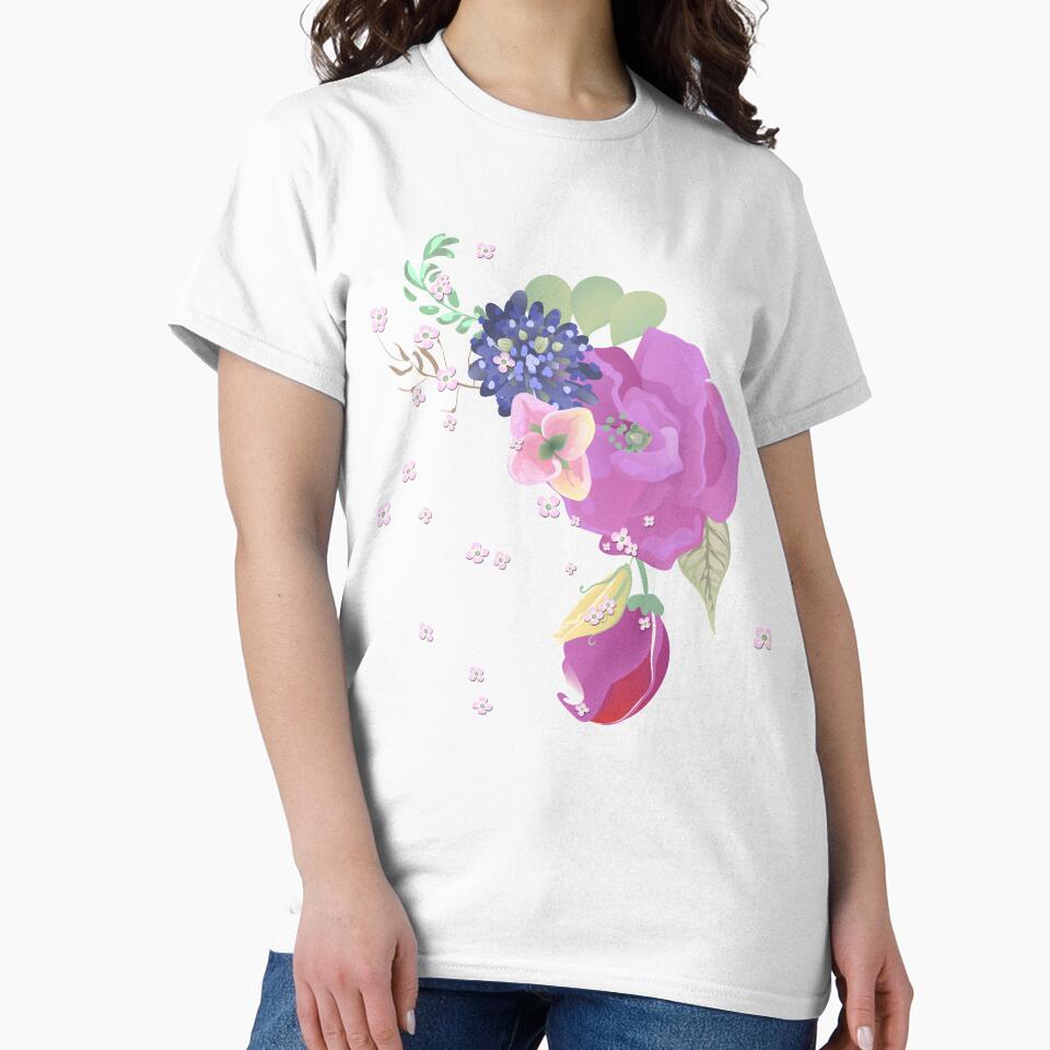 Pastel Floral Soft Colors Watercolor Affect by Delights