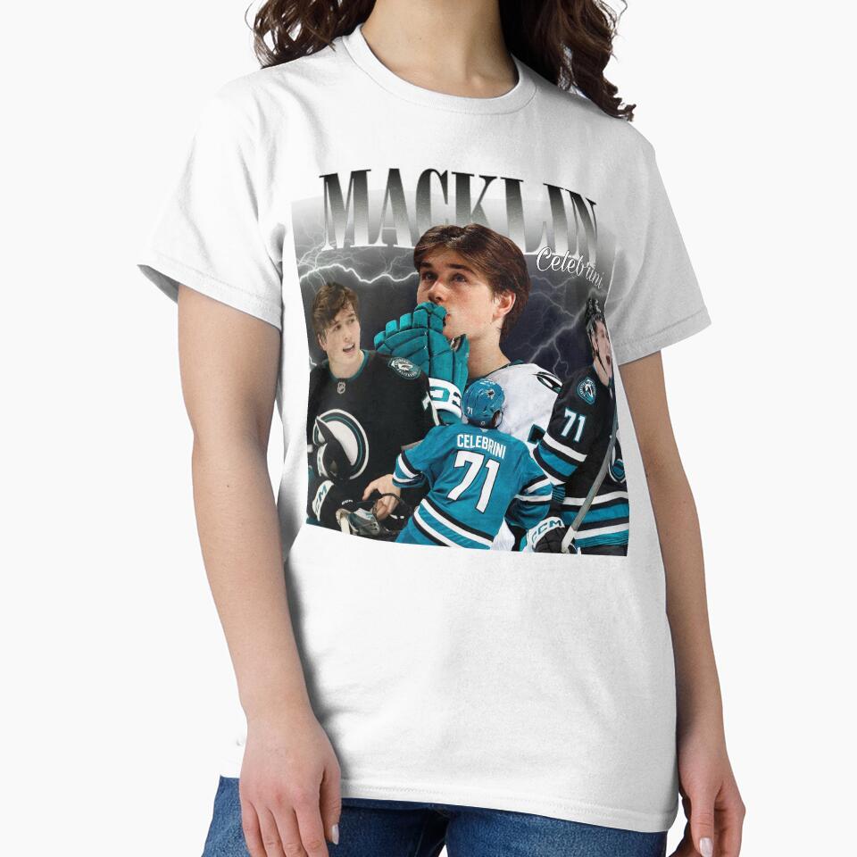 Macklin Celebrini Vintage T-Shirt by TeddyHyuck
