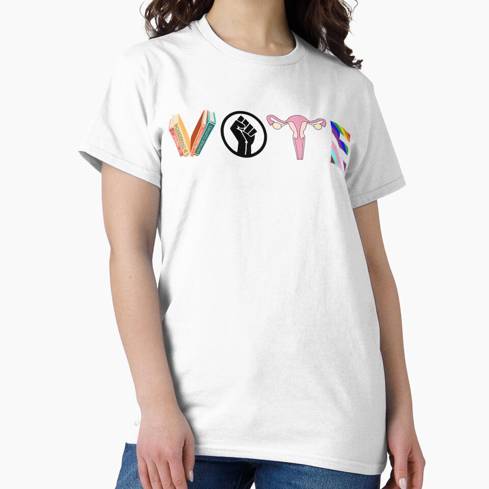 VOTE | Banned Books,Reproductive Rights, BLM, LGBTQ, Progress, Political Activism by zackup