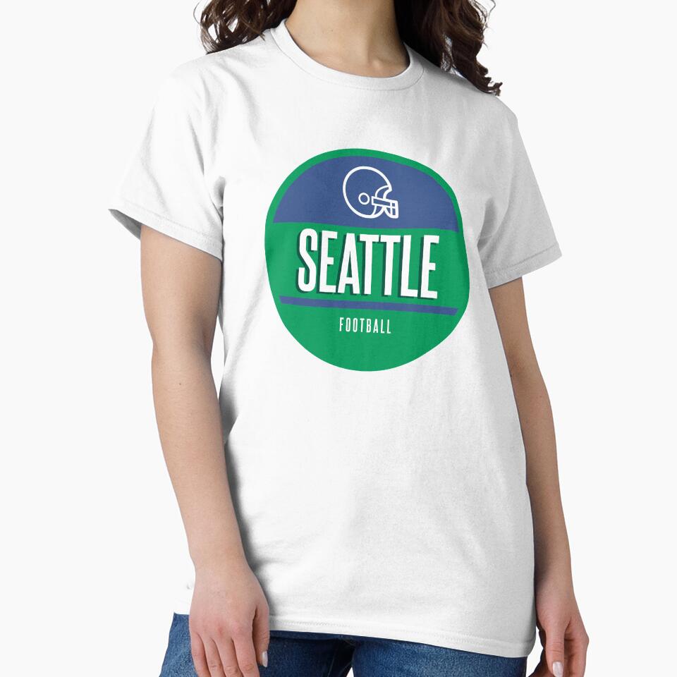 Seattle retro football by BVHstudio