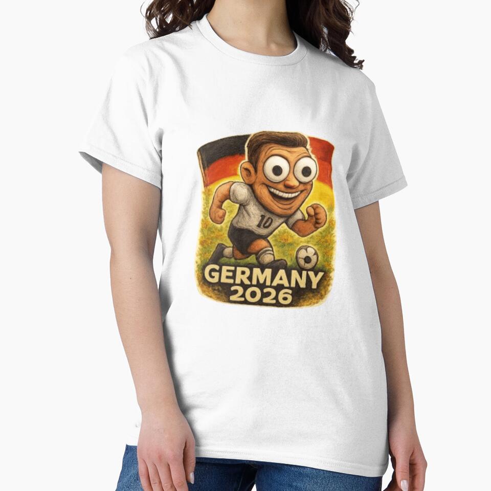 Germany 2026 Soccer Fan Cartoon by Pixanova