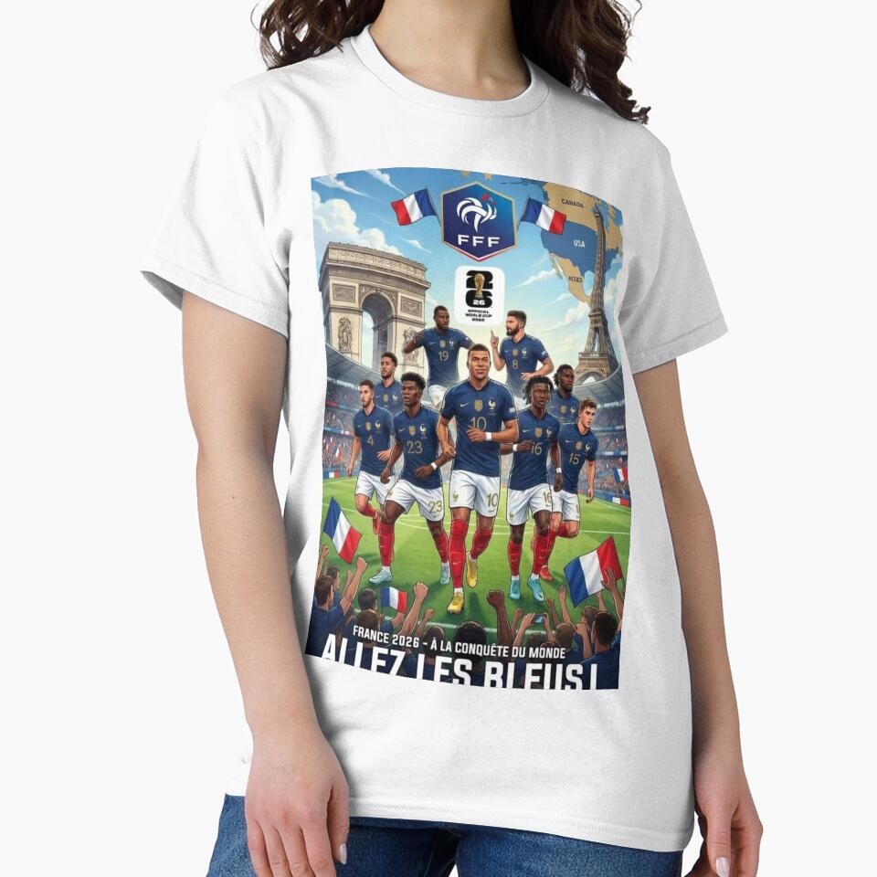Allez Les Bleus – France World Football 2026 Fan Poster by VladisWorld