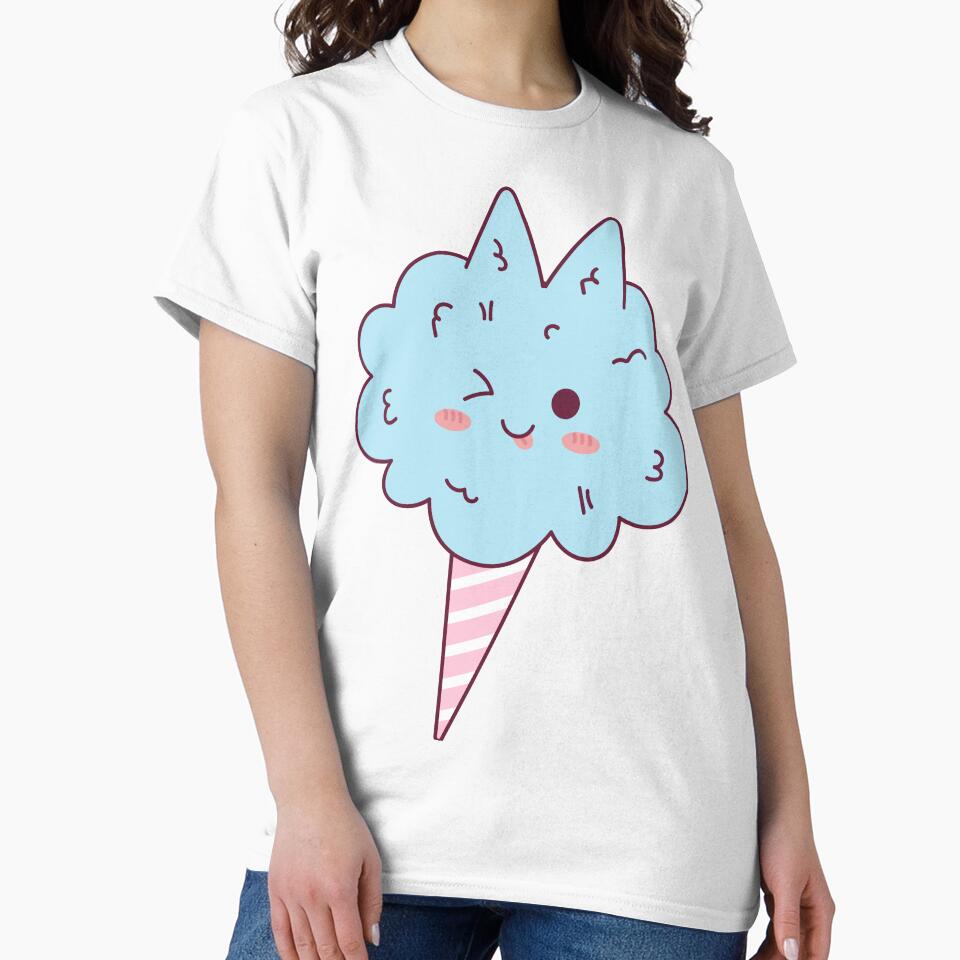 Cotton Candy Winking Mascot Cartoon by ArtStudioUA
