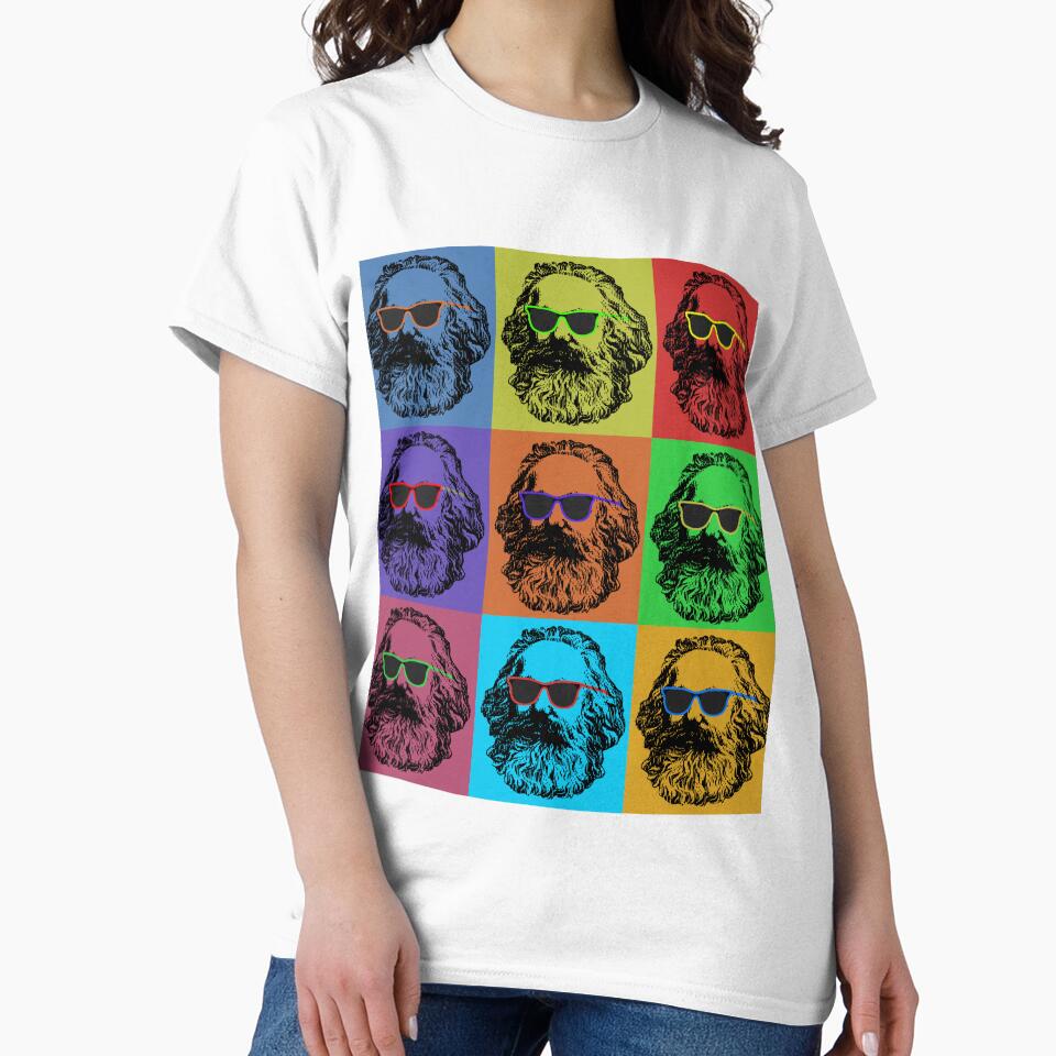 Karl Marx Pop Art - Portrait Revolutionary Retro Vintage by Provio