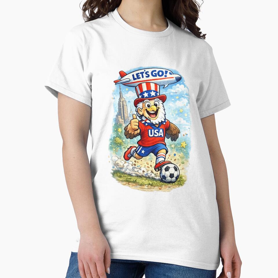 USA 2026 Soccer Eagle Mascot by Pixanova