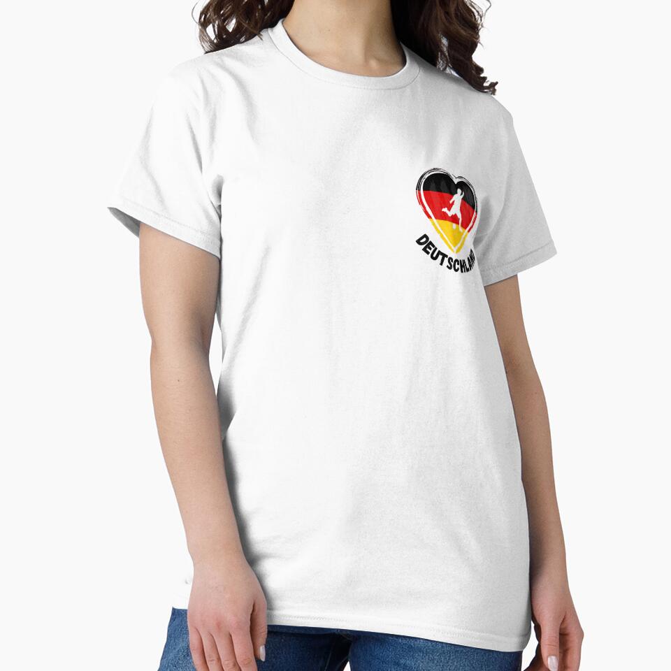 Germany Football Championship Europe Love Heart by ShirtWardrobe