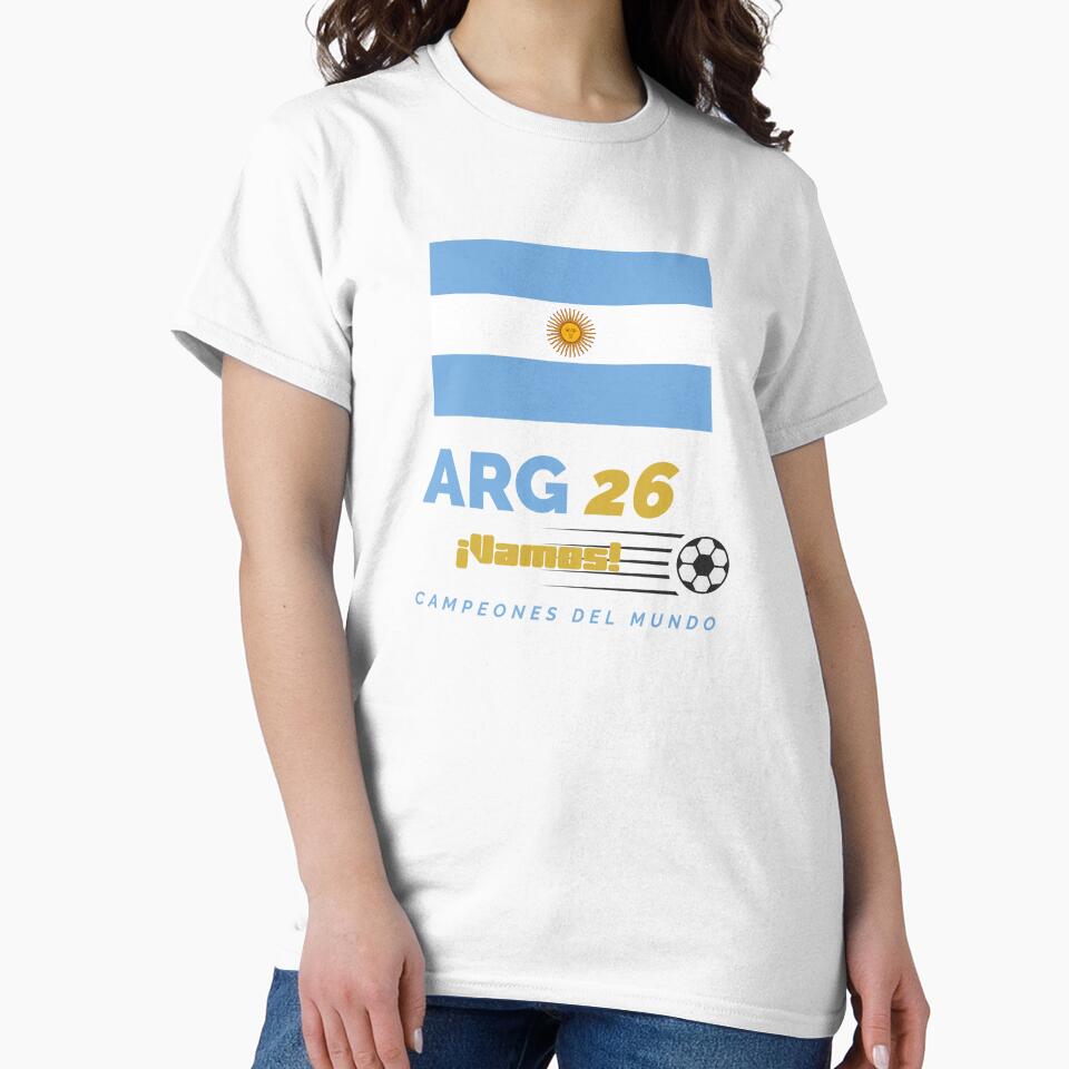 Argentina 26 Vamos - Soccer Fan Apparel by MERA MAADA