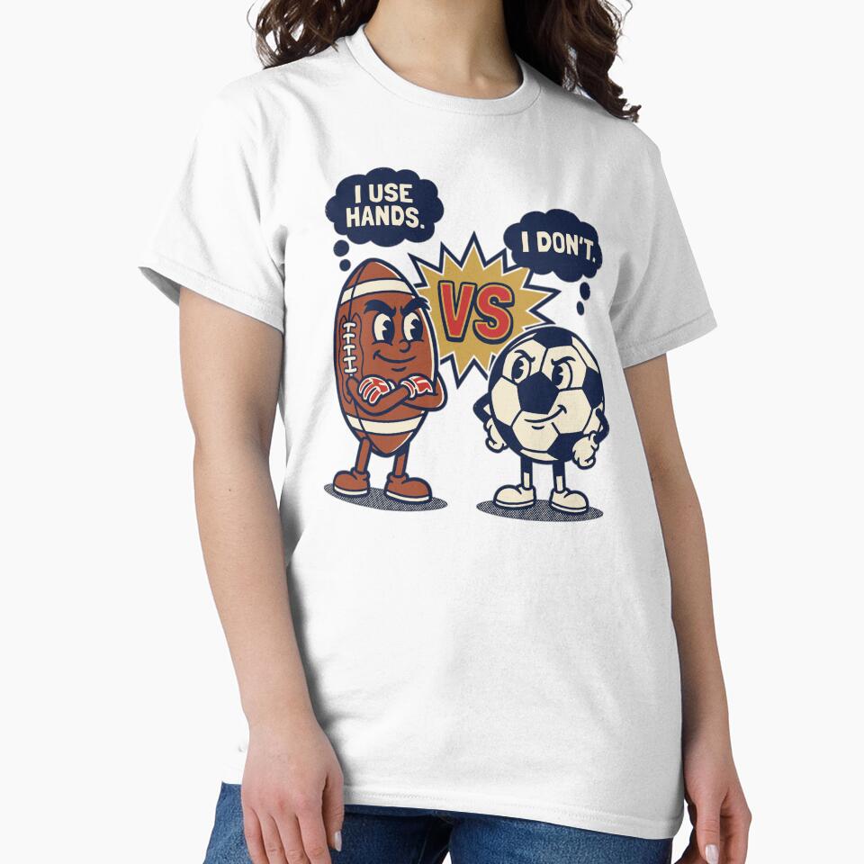 American Football vs Soccer VS Badge V2 by 1RSN