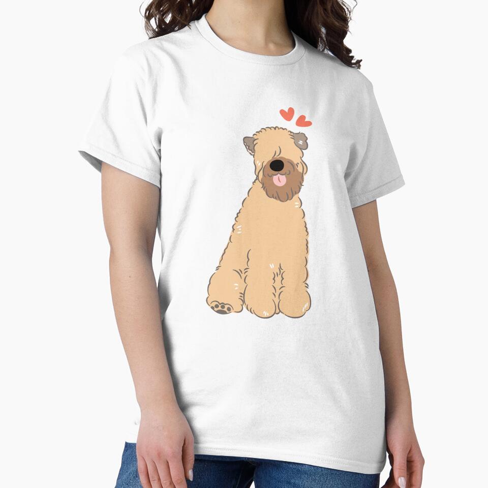 Love Gold Soft Coated Wheaten Terrier 2 by Lulupainting