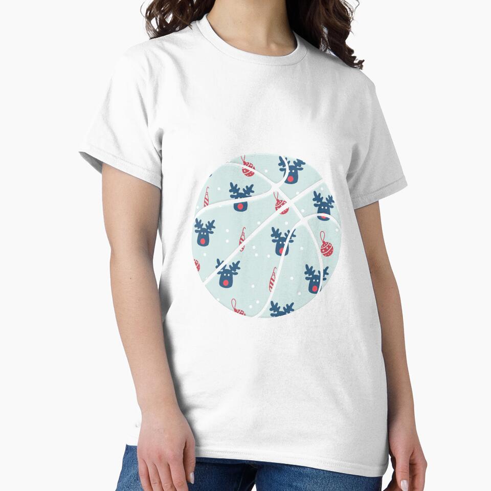 Abstract Basketball Design - Motivational Sports - Cute Reindeer by Gaming x Sports