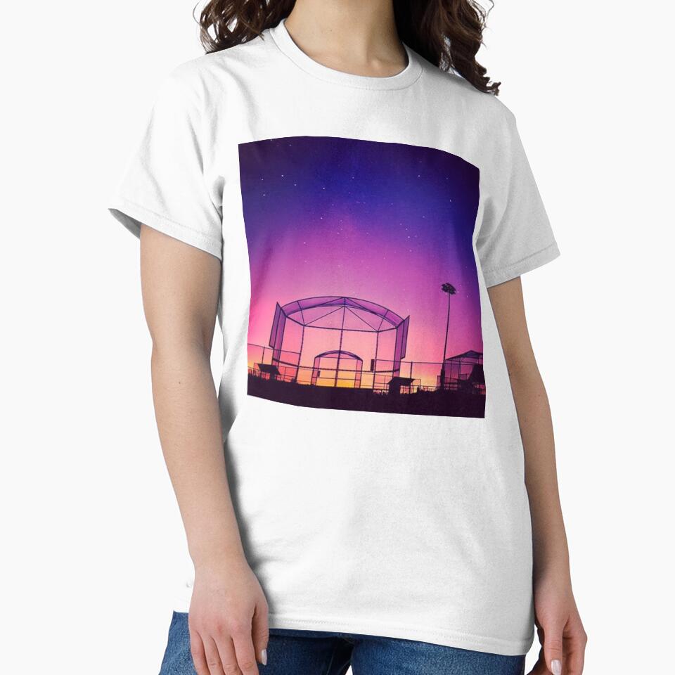 Purple Sunset And Baseball by iamdesigns14