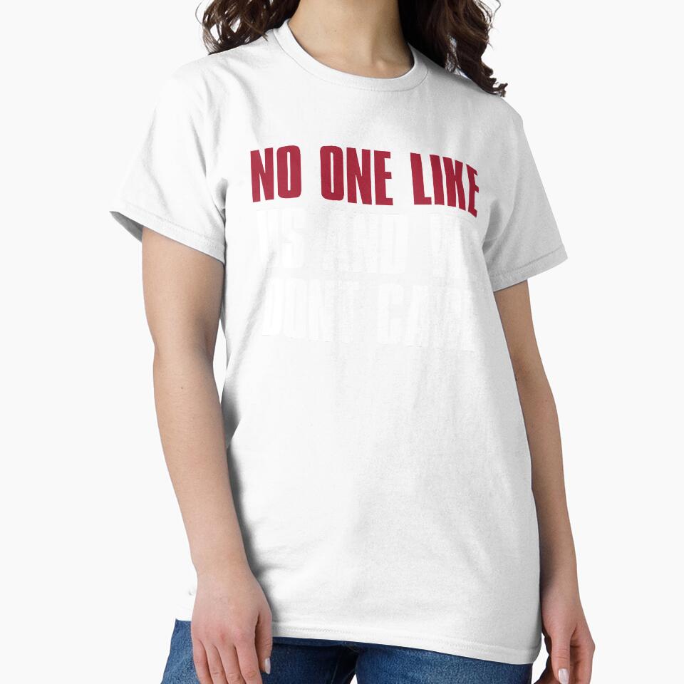 No One like Us and We dont care, Atlanta Sports Red by elhefe