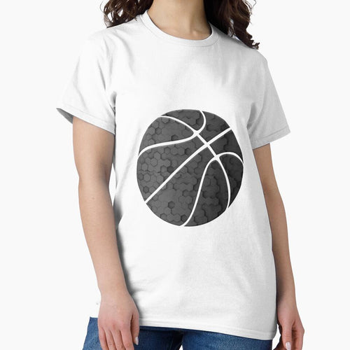 Abstract Basketball Design - Motivational Sports - Black Hexagon Shapes by Gaming x Sports