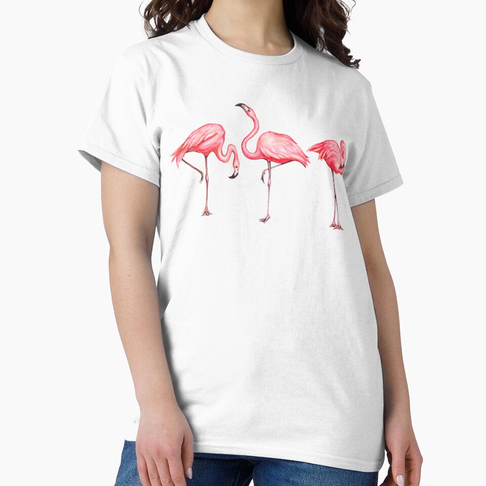 Flamingo Pattern - Black by Kelly  Gilleran
