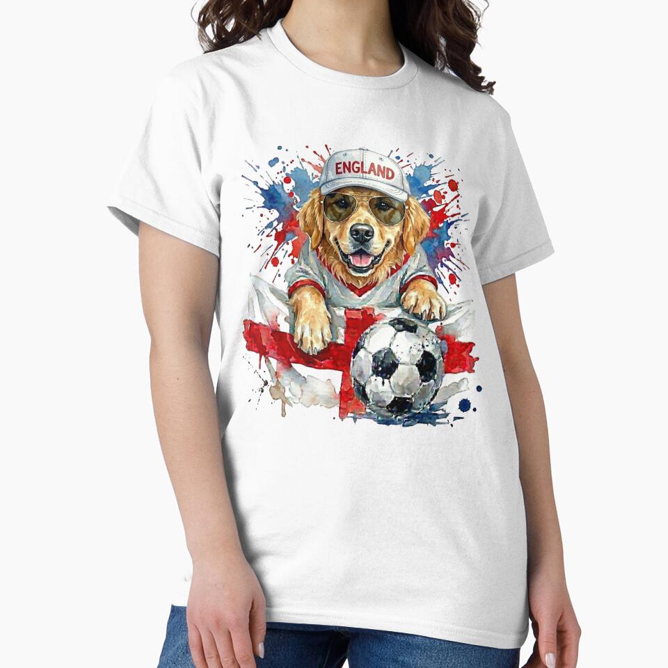 Golden retriever World Cup England Suppawter by The Suppawters