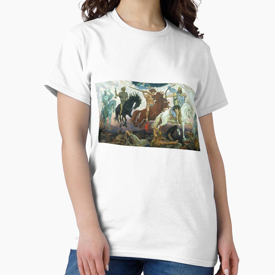 Four Horsemen of Apocalypse by Viktor Vasnetsov (1887) by allhistory