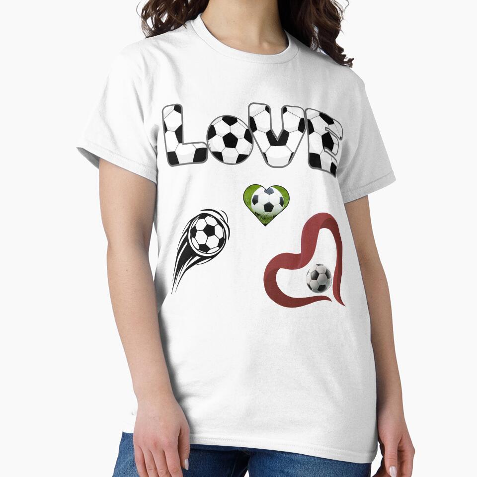 Love Soccer Football Heart Graphic sticker Pack for Players and football soccer fan by Art IN Pack