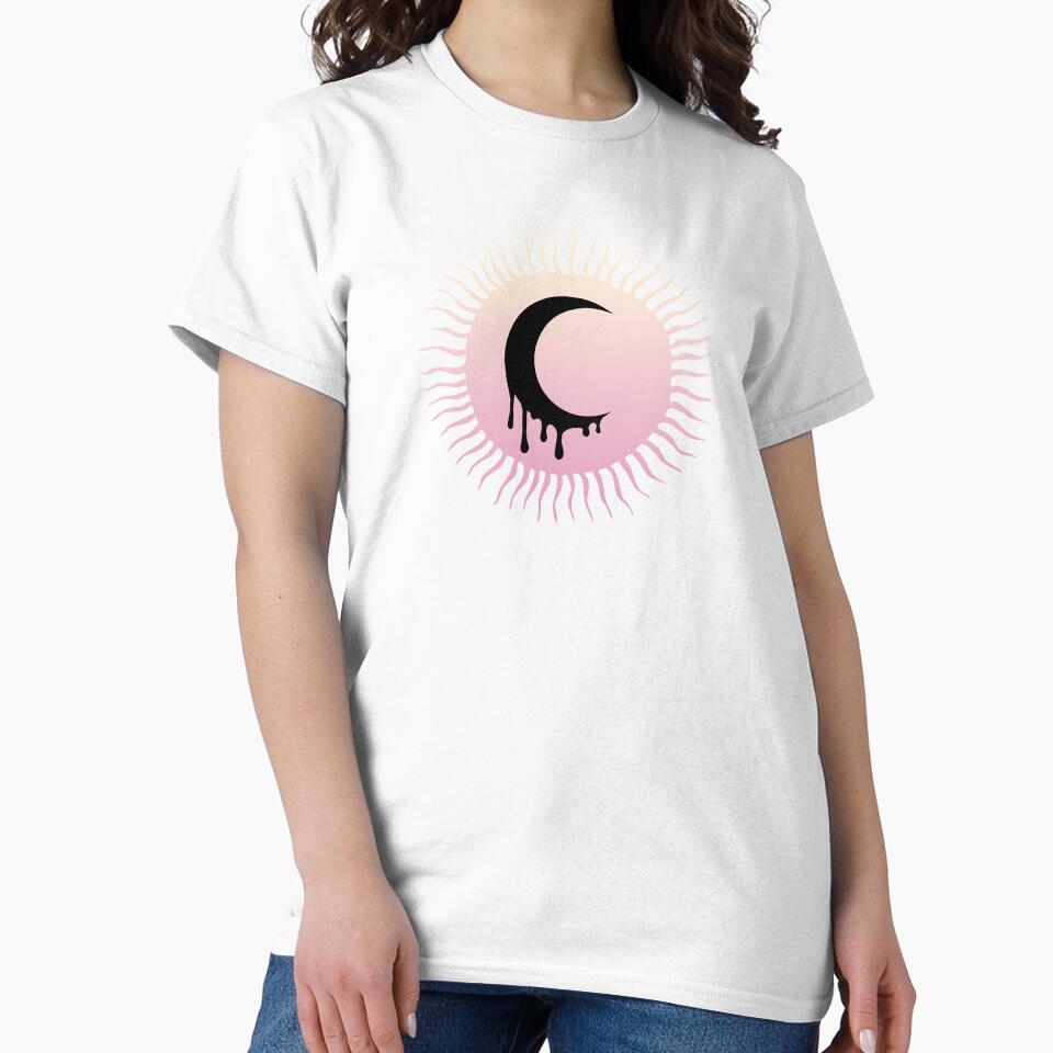 Melting moon with sun by Fran Fryberg