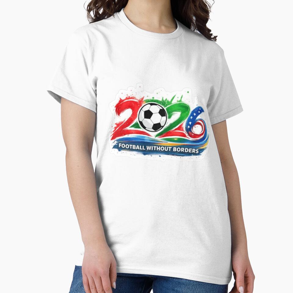 Football Without Borders" 2026 Artistic Logo by Bulk store