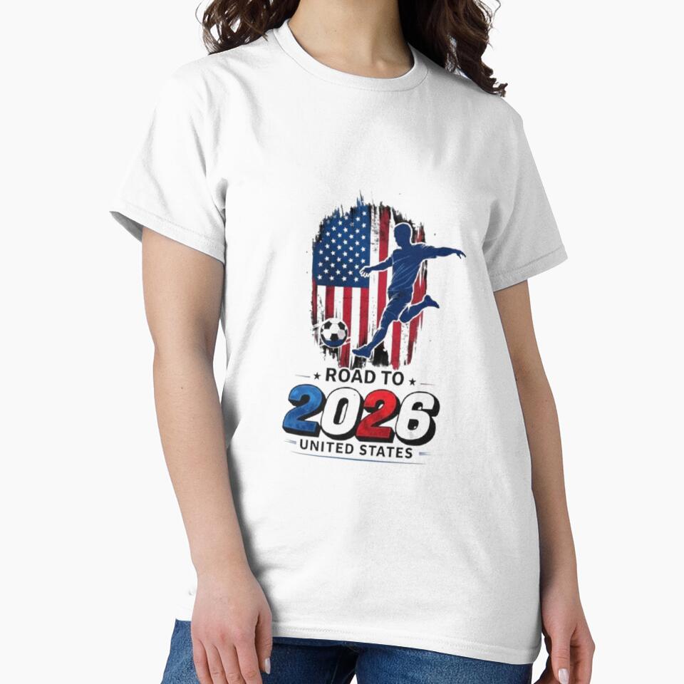 Road to 2026 Soccer - United States Flag Silhouette by Bulk store