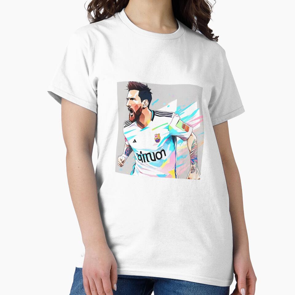 Messi Graffiti Special Edition Barca Jersey Gift Art by The-GOAT-Store