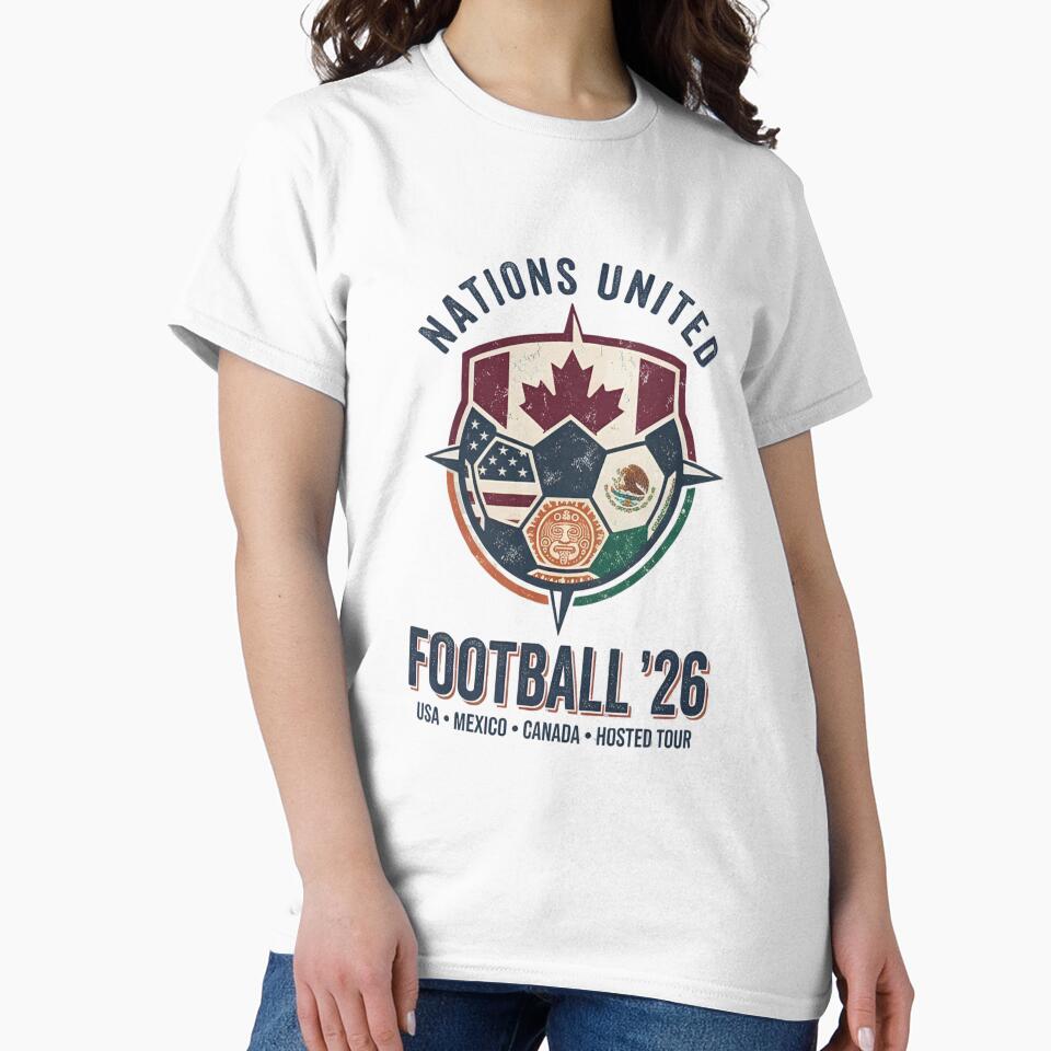 Nations United Football 2026 Retro Crest by Shopy-24.online