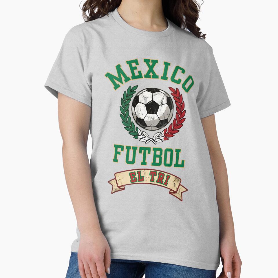 Mexico Futbol El Tri Vintage Retro Soccer Fan by laughingshirts