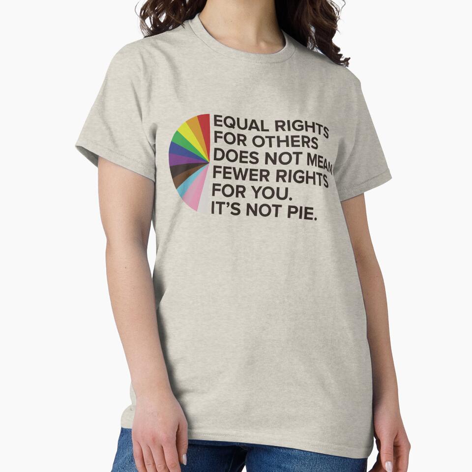 Equal Rights LGBTQIA+ Pride Awareness Inclusivity Ally by Queer Pride Shop