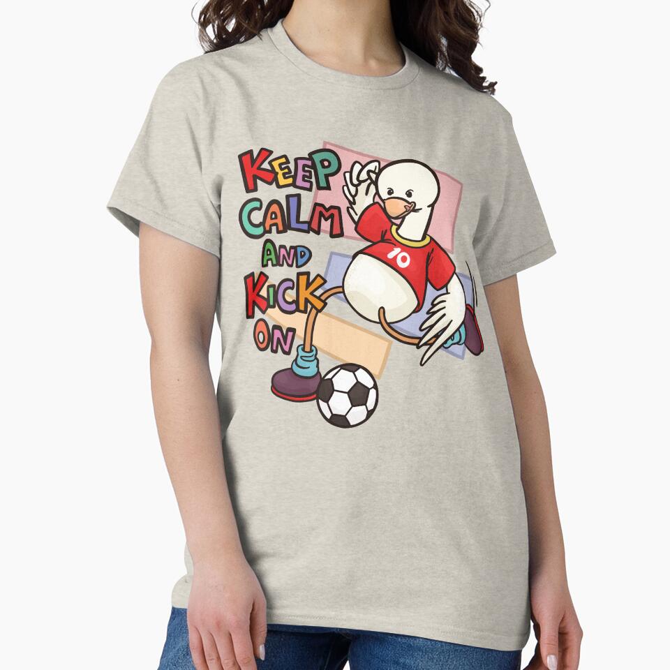 Duck Keep Calm and Kick On by Khotekmei