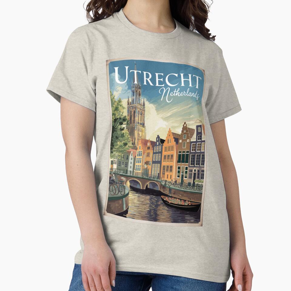 Utrecht Vintage Travel Poster by TravelerRat
