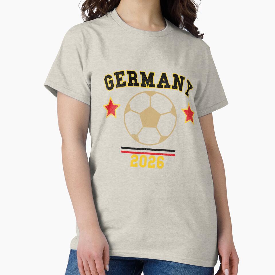 Germany 2026 — Vintage Soccer Tee by C & T ArtLab