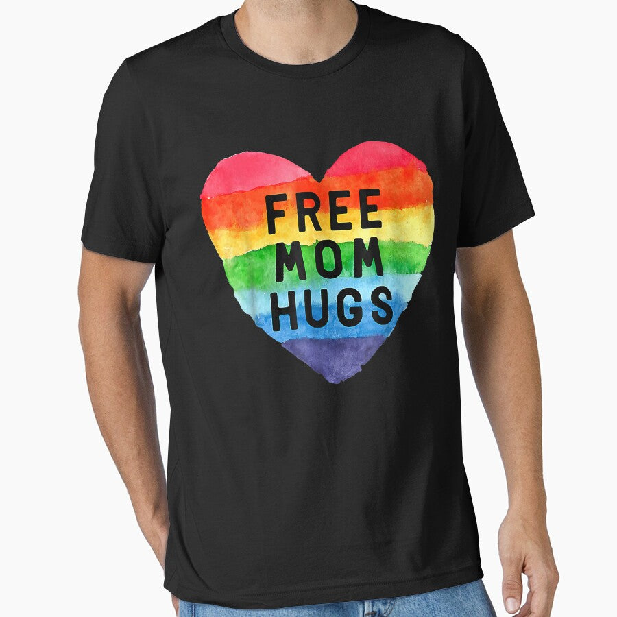 Free Mom Hugs Rainbow Pride LGBT by ArthurClaessens