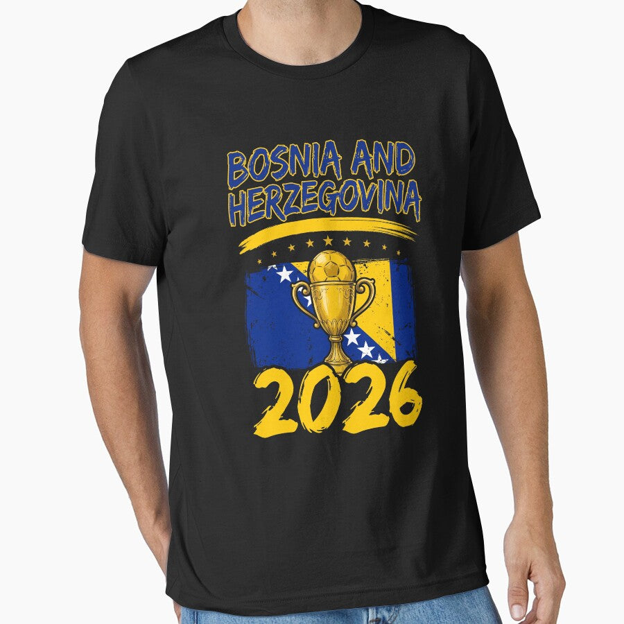 Bosnia And Herzegovina 2026 Football World Cup Fan Supporter by SofenArt