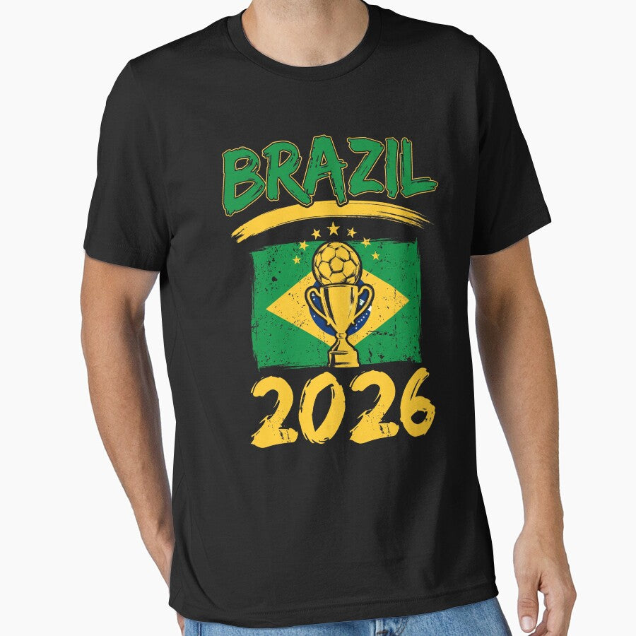 Brazil 2026 Football World Cup Fan Supporter by SofenArt
