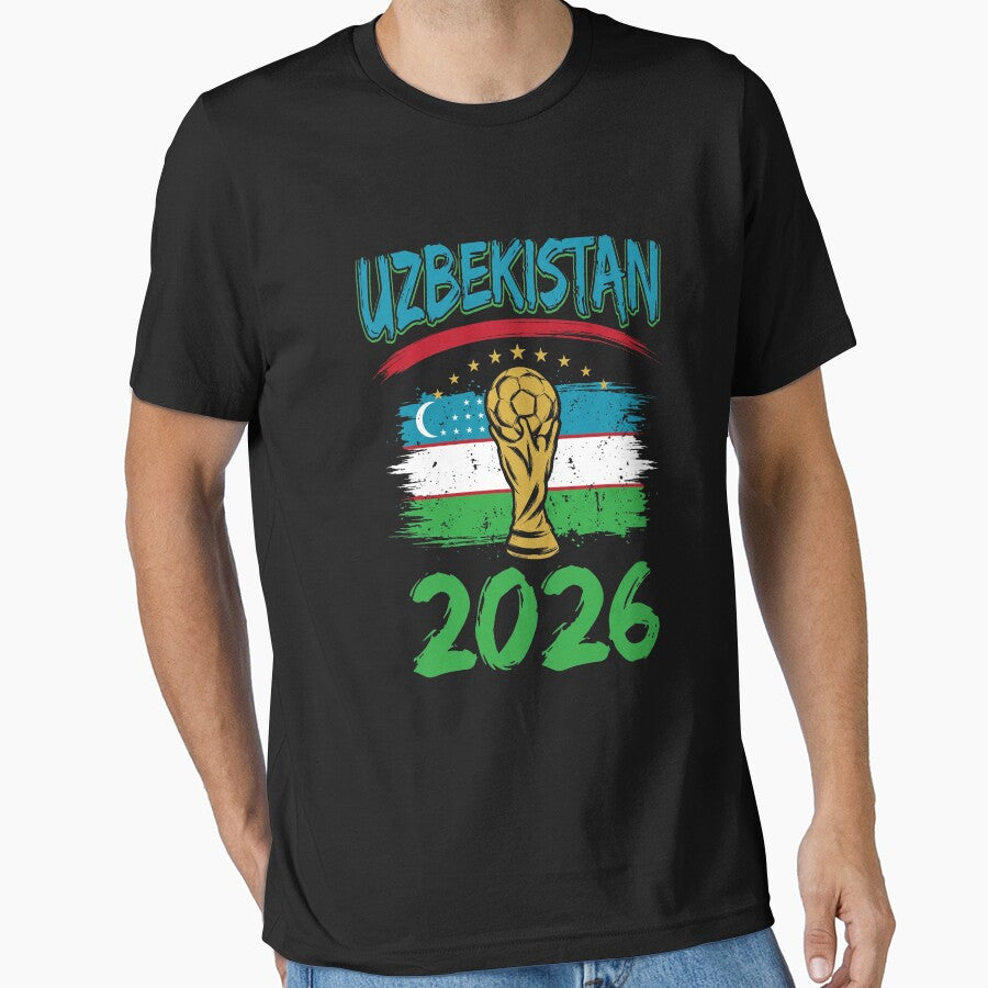Uzbekistan 2026 World Cup Football Supporter by SofenArt