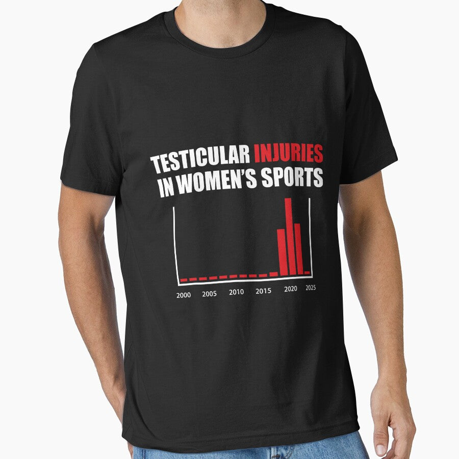 Testicular Injuries In Womens Sports Funny Saying Men Women by KristineLi