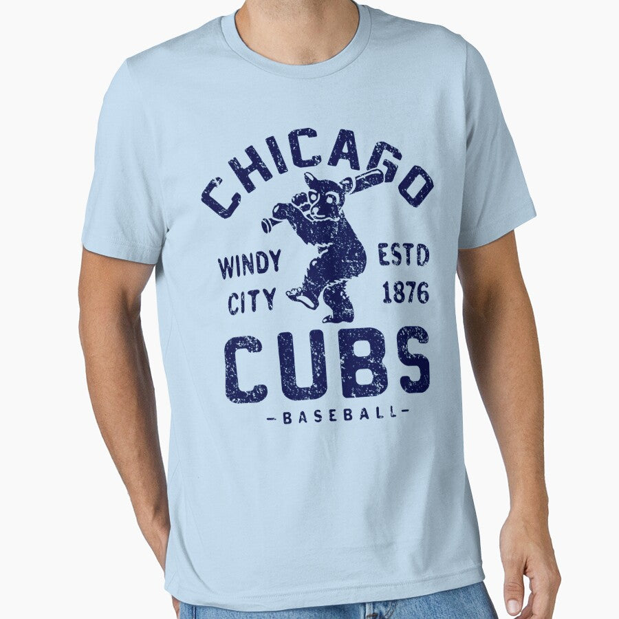 CHICAGO-CUBS-RETRO-2-BY-BUCK-TEE-T-SHIRT by RobynBrownA